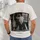 White Goat with Olive Scarf and Samovar for Cozy Winter Everyday Style All-over Print Unisex T-shirt - 4