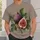 Realistic Fig and Leaf Botanical Still Life for Casual Days, Gardening and Nature Lovers All-over Print Unisex T-shirt - 6