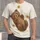 Reclining Brown Bear and Daisies for Cozy Casual Days and Nature Lovers All-over Print Unisex T-shirt - 1