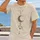 Crescent Moon Celestial Totem for Everyday Bohemian Style and Outdoor Wear Unisex All-over Print Unisex T-shirt - 2