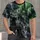 Dark Fantasy Wizard and Green Castle for Everyday Casual Wear and Fantasy Lovers All-over Print Unisex T-shirt - 1