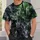 Dark Fantasy Wizard and Green Castle for Everyday Casual Wear and Fantasy Lovers All-over Print Unisex T-shirt - 6