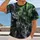 Dark Fantasy Wizard and Green Castle for Everyday Casual Wear and Fantasy Lovers All-over Print Unisex T-shirt - 2