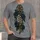 Gothic Skeleton Hand And Teal Roses For Dark Romantic Everyday Streetwear Fans All-over Print Unisex T-shirt - 1