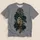 Gothic Skeleton Hand And Teal Roses For Dark Romantic Everyday Streetwear Fans All-over Print Unisex T-shirt - 5