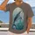 Whale and Cherry Blossoms for Calm Coastal Days and Nature-Loving Adults and Teens All-over Print Unisex T-shirt - 2