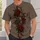 Red Roses and Rustic Cross for Faithful Everyday Wear, Christian Gift for Men and Women All-over Print Unisex T-shirt - 6