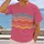 Rainbow Wave Lines for Everyday Streetwear and Weekend Outings for Teens and Adults All-over Print Unisex T-shirt - 2