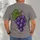 Purple Grape Cluster for Vineyard Picnics and Casual Orchard Days for Fruit Lovers All-over Print Unisex T-shirt - 4