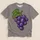 Purple Grape Cluster for Vineyard Picnics and Casual Orchard Days for Fruit Lovers All-over Print Unisex T-shirt - 5