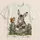 Donkey and Squirrel on Rustic Fence for Cozy Nature Walks and Woodland Days All-over Print Unisex T-shirt - 5