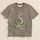 Green Coiled Snake And Crescent Moon For Everyday Alternative Style All-over Print Unisex T-shirt - 5