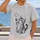 Playful Kitten Chasing a Bubble for Everyday Casual Style and Cat Lover Gifts All-over Print Unisex T-shirt - 2