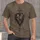 Thorn-Wrapped Heart with Gothic Spikes for Everyday Alternative Streetwear, Unisex All-over Print Unisex T-shirt - 1