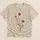 Vintage Daisy Stem Floral Botanical for Everyday Outdoor Style and Festival Gift Wear All-over Print Unisex T-shirt - 5