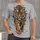 Striking Tiger Portrait for Outdoor Adventures and Everyday Streetwear Gifts for Adults All-over Print Unisex T-shirt - 1
