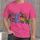 Rainbow Plant Pot Garden for Music Lovers and Everyday Nature-Inspired Casual Style All-over Print Unisex T-shirt - 1