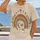 Celestial Rainbow And Moon Phases For Everyday Boho Style And Mindful Living All-over Print Unisex T-shirt - 2