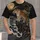 Tiger Moonlit Waves and Pine Scene for Everyday Streetwear and Nature Lover Gifts All-over Print Unisex T-shirt - 1