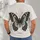 Black Engraved Butterfly Motif for Everyday Nature Lovers and Alternative Style Fans All-over Print Unisex T-shirt - 4