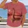 Loch Ness Monster at Crimson Sunset for Outdoor Adventures and Casual Weekends All-over Print Unisex T-shirt - 2