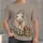 Sheep Bird and Apple Basket Country Charm for Everyday Casual Wear Adults and Teens All-over Print Unisex T-shirt - 1