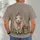 Sheep Bird and Apple Basket Country Charm for Everyday Casual Wear Adults and Teens All-over Print Unisex T-shirt - 4