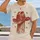 Cowboy Hat and Wooden Post with Stars for Everyday Western Wear and Outdoor Adventures All-over Print Unisex T-shirt - 2