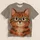 Rust Red Cat With Teal Glasses for Relaxed Everyday Style and Playful Cat Lovers All-over Print Unisex T-shirt - 5