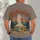 Vintage Geyser Sunset Landscape for Hiking Adventures and Outdoor Nature Lovers Travel All-over Print Unisex T-shirt - 4