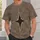 Distressed Four Point Starburst for Everyday Streetwear and Casual Weekend Style All-over Print Unisex T-shirt - 6