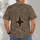 Distressed Four Point Starburst for Everyday Streetwear and Casual Weekend Style All-over Print Unisex T-shirt - 4