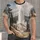 Vintage Forest Geyser Landscape for Outdoor Adventures and Nature Lovers of All Ages All-over Print Unisex T-shirt - 1