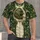 Ornate Green Football Helmet and Dragon Detail for Game Day Fans and Teenagers All-over Print Unisex T-shirt - 1