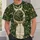 Ornate Green Football Helmet and Dragon Detail for Game Day Fans and Teenagers All-over Print Unisex T-shirt - 6