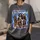 Personalized Bootleg Tee – Custom Photos & Name, Y2K Chrome Lightning Photo Collage Birthday Gift - 6