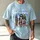 Personalized Bootleg Tee – Custom Photos & Name, Y2K Chrome Lightning Photo Collage Birthday Gift - 5