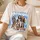 Personalized Bootleg Tee – Custom Photos & Name, Y2K Chrome Lightning Photo Collage Birthday Gift - 3