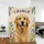 Personalized Dog Portrait Blanket – Custom Pet Photo Fleece Throw with Name, Wildflower Christmas Gift for Dog Mom - 4