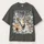 Personalized Bootleg Tee – Custom Photos, Name & Text, Y2K Chrome Lightning Pet Photo Collage Birthday Gift - 1
