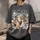 Personalized Bootleg Tee – Custom Photos, Name & Text, Y2K Chrome Lightning Pet Photo Collage Birthday Gift - 6
