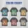 Personalized Bootleg Tee – Custom Photos, Name & Text, Y2K Chrome Lightning Pet Photo Collage Birthday Gift - 2