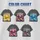 Personalized Bootleg Tee – Custom Photos & Name, Y2K Chrome Lightning Cloud Photo Collage Birthday Gift - 3