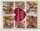 Personalized Red Heart Friends Photo Collage Blanket – Custom 6 Picture Fleece Throw, Christmas Friendship Gift for Her - 6