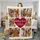 Personalized Red Heart Friends Photo Collage Blanket – Custom 6 Picture Fleece Throw, Christmas Friendship Gift for Her - 5