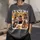 Personalized Bootleg Tee – Custom Photos & Name, Y2K Liquid Chrome Swirl Photo Collage Birthday Gift - 6