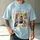 Personalized Bootleg Tee – Custom Photos & Name, Y2K Liquid Chrome Swirl Photo Collage Birthday Gift - 5
