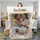 Personalized Watercolor Couple Photo Blanket – Custom Picture Fleece Throw with Names, Anniversary Gift for Her - 5