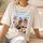 Personalized Bootleg Tee – Custom Photos & Name, Y2K Chrome Lightning Photo Collage Best Friend Birthday Gift - 3