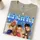 Personalized Bootleg Tee – Custom Photos & Name, Y2K Chrome Smoke Cloud Photo Collage Birthday Gift - 7